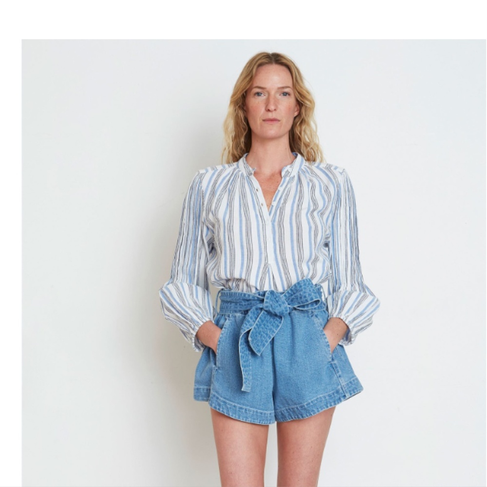 A Piece Apart Runner denim shorts